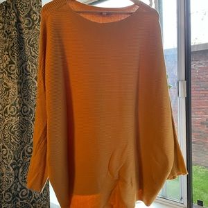 1X Philosophy Mustard Yellow oversized sweater